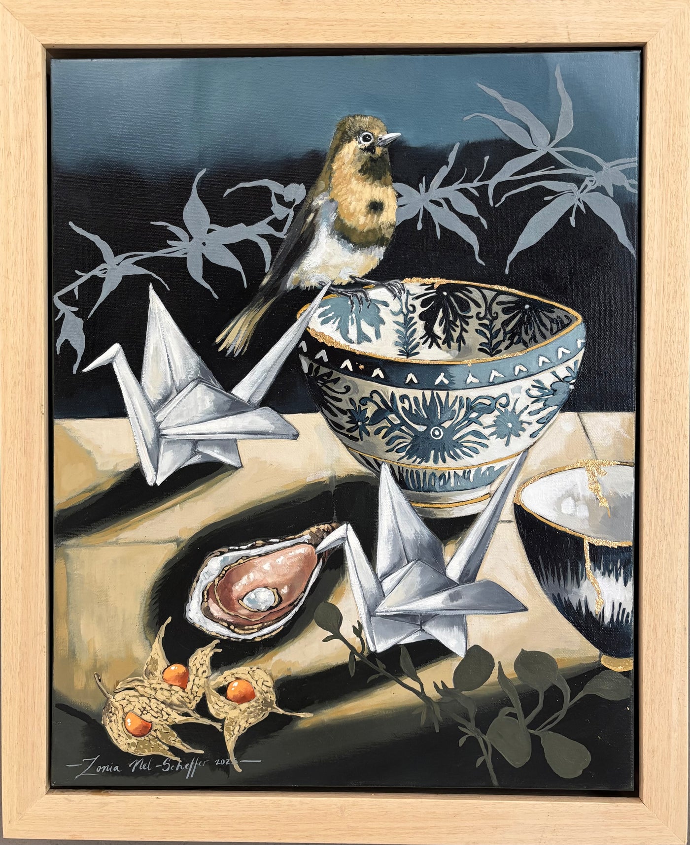 Song of porcelain and Cranes
