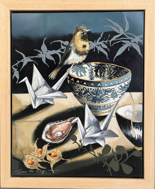 Song of porcelain and Cranes