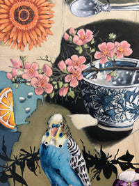 Still Life with Blue Bird